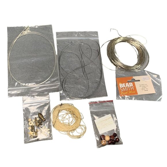 Jewelry Making Kit: Beadsmith Bead Wire Beads Cords & Findings - Picture 1 of 6